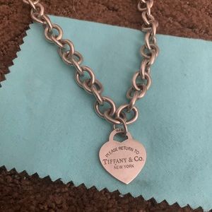 Return to Tiffany Silver Heart Tag